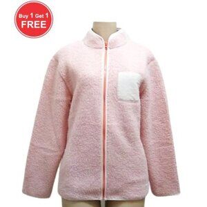 🛍️B1G1F🛍️ NWT Kids' Sherpa Zip-Up Jacket - Cat & Jack - XL